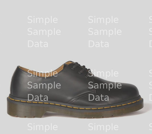 DR MARTENS | 1461 DMC 3-EYE SHOE | BLACK SMOOTH